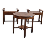 Amsterdam School/Art Deco Hallway Furniture Set, 1930s