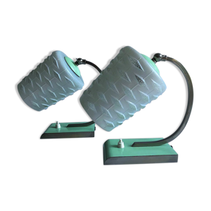 Paire de lampes art deco
