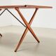 Table à manger AT-303 Sawhorse de Hans Wegner pour Andreas Tuck Danemark 1955
