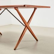 Hans Wegner AT-303 Sawhorse Dining Table for Andreas Tuck Denmark 1955