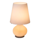 Lampe en verre opalin blanc, années 1970, Italie