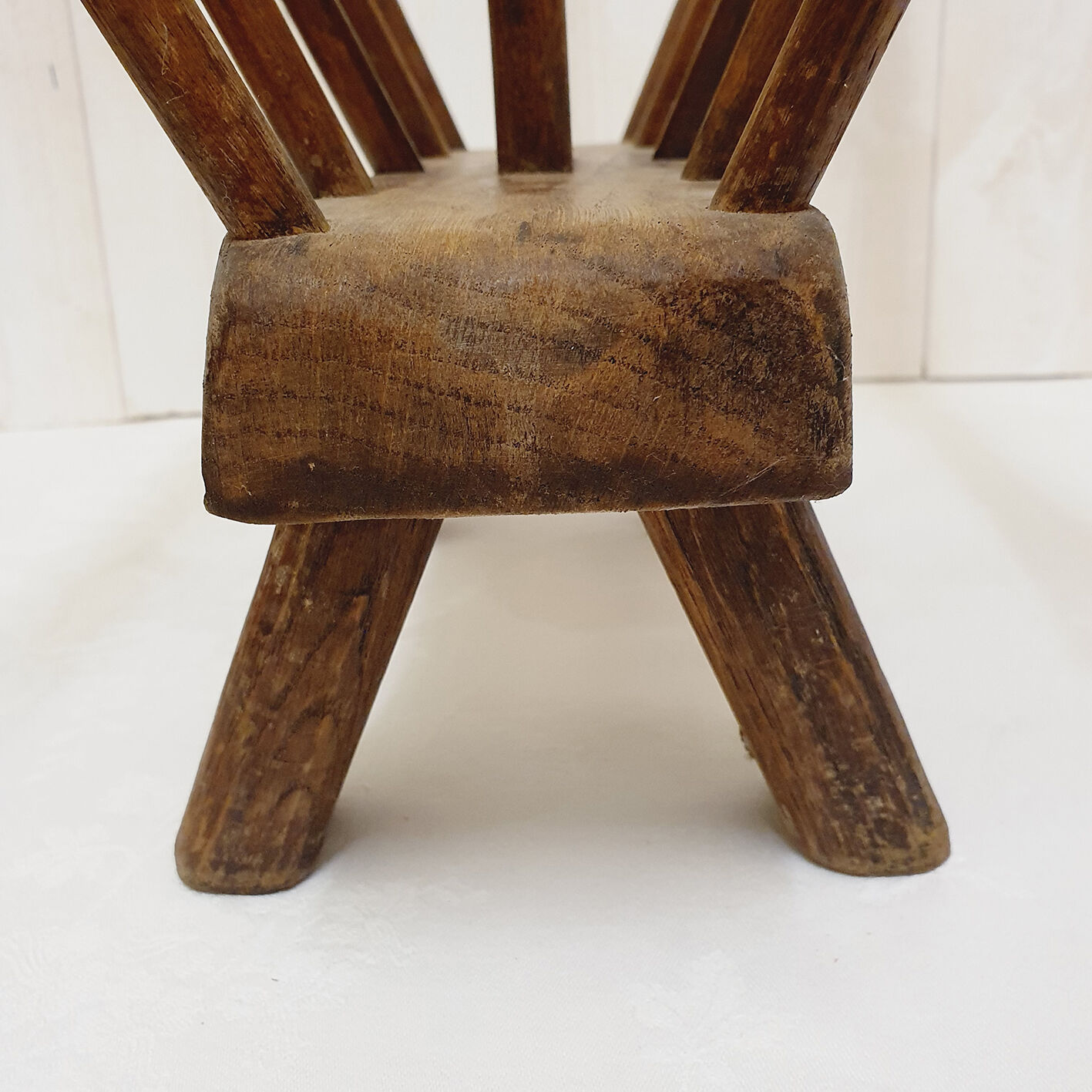 Brutalist wooden magazine racks