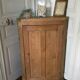 Antique corner cabinet with 1 door