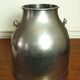 Old stainless steel milk can