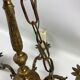 Brass chandelier 5 burners