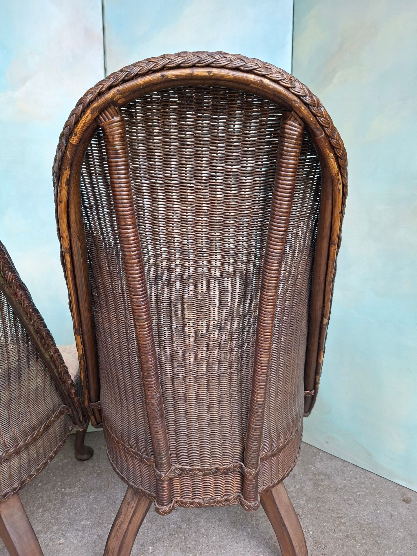 2 Lloyd look 1940 armchairs