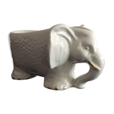 Empty elephant pocket in porcelain of the 70s stamped Capodimonte