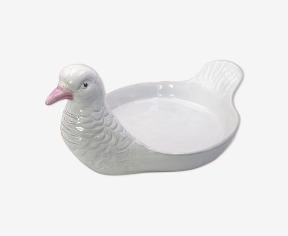 Vide-poche en céramique colombe