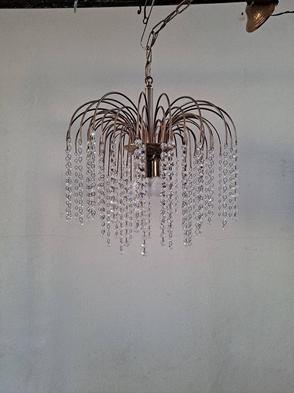 Vintage Italian Waterfall Chandelier