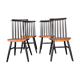 Suite of 4 scandinavian chairs "Fanett" by Ilmari Tapiovaara, 60