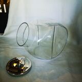 Bocal à bonbons en verre vintage