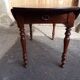 Beautiful table in solid mahogany with drawer components