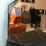 Art deco bevelled mirror  75x54cm