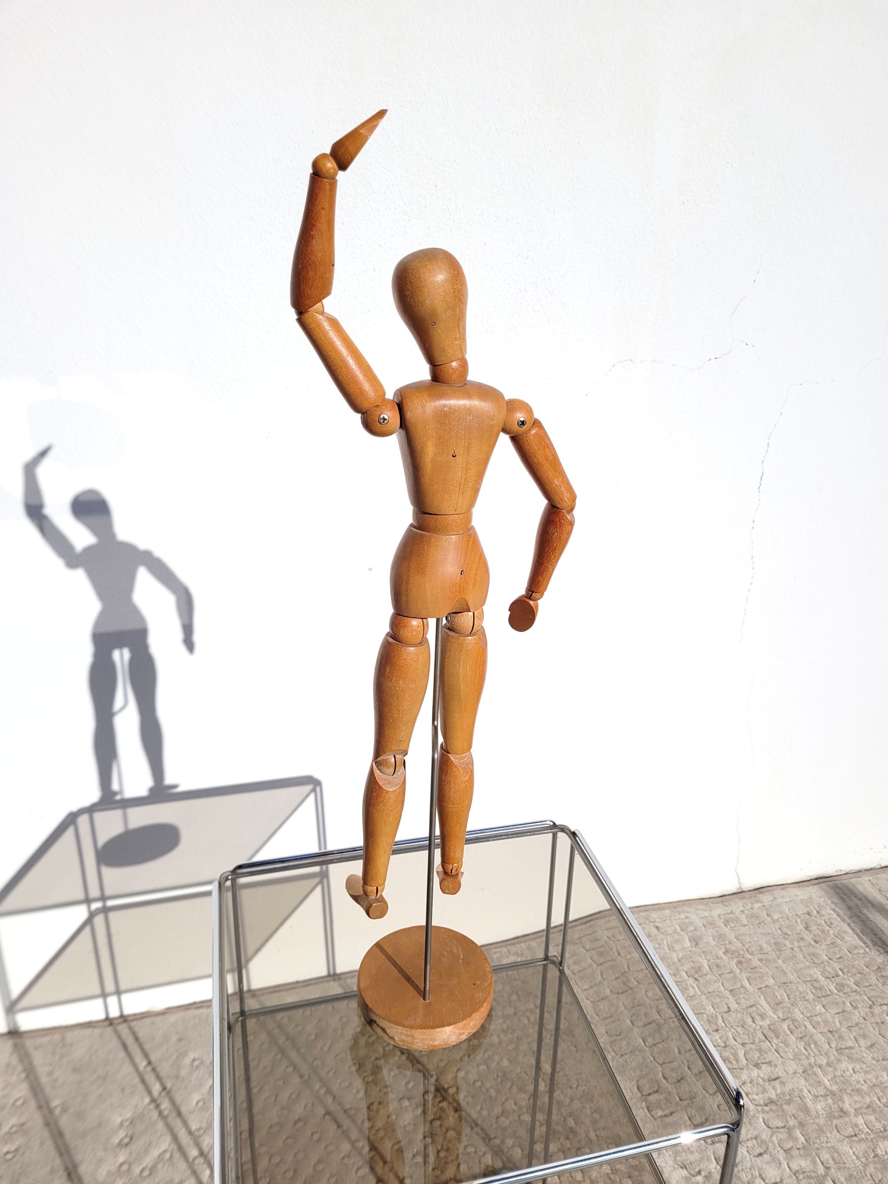 Mannequin bois articulé 50cm
