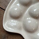 6 vintage snail plates