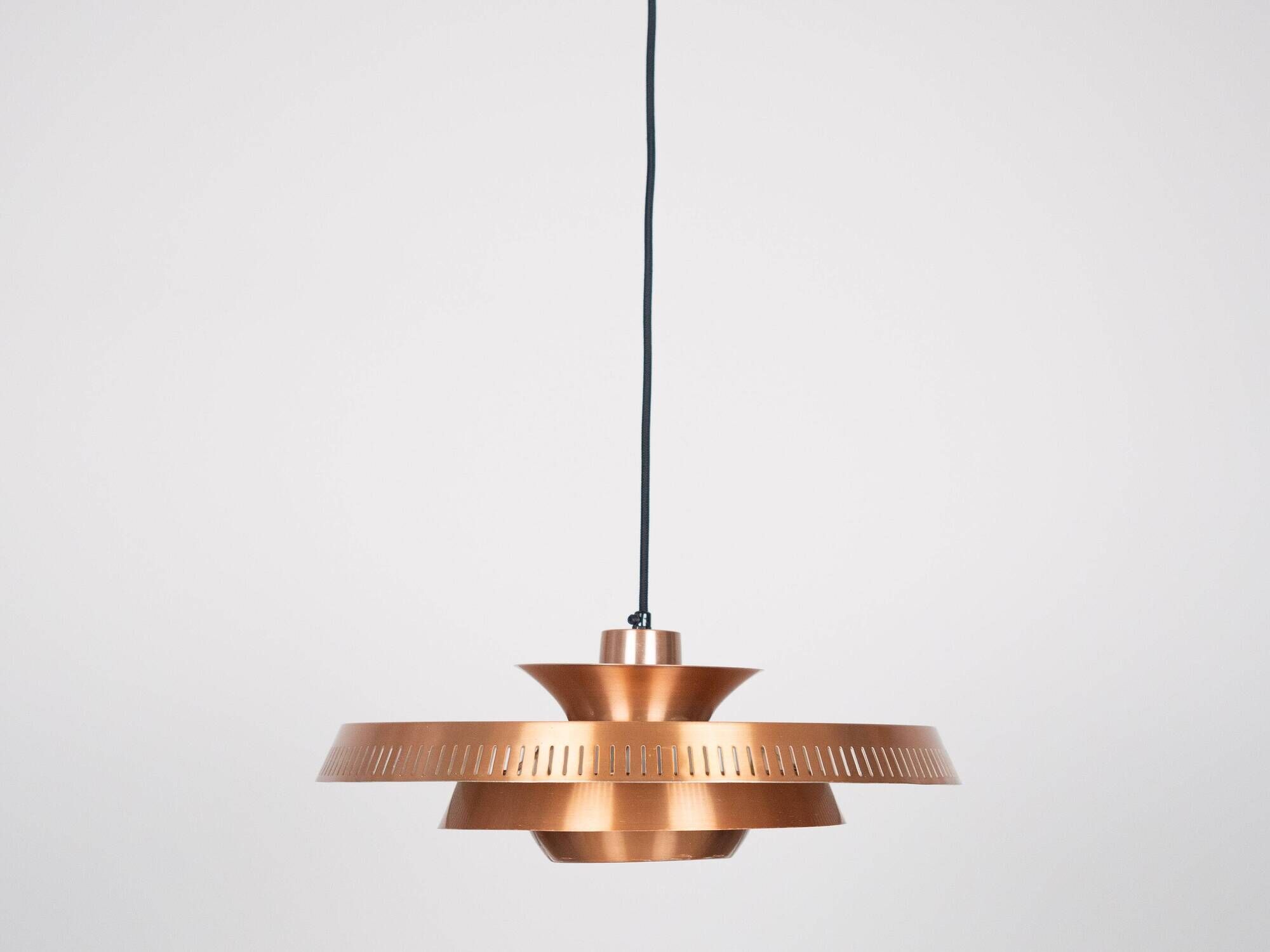 Danish vintage copper lamp from 1960s
