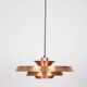Danish vintage copper lamp from 1960s