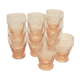 Set de 11 verres gobelets art déco