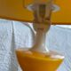 Bedside yellow lamps