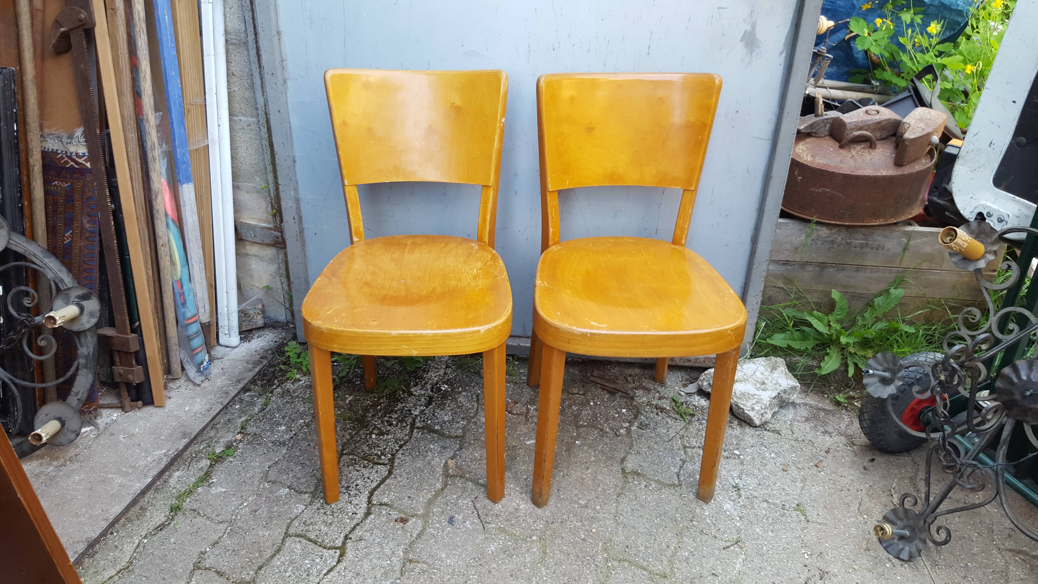 Pair of 50s bar chairs