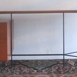 Bureau en acajou et métal par ARP - Motte, Mortier, Guariche, France 1956
