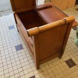 Banc coffre en bois