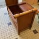 Wooden chest bench
