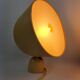 Pair of vintage space age adjustable bedside wall lights