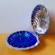 Beurrier coquillage en inox 1970