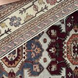 Antique handmade Caucasian wool carpet from Dagestan, 20th century