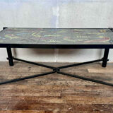 Jacques adnet and guidette carbonnel coffee table 1950