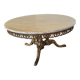 1960s marble coffee table. Marble top / fire-gilded base with many details