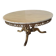 1960s marble coffee table. Marble top / fire-gilded base with many details