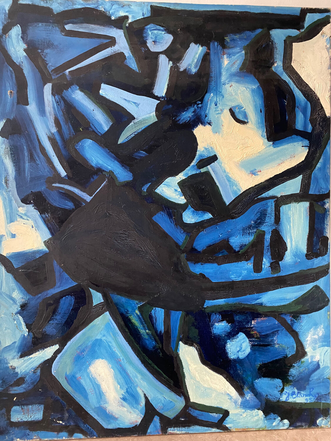 Abstract painting contemporary school