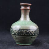 Vase soliflore 10cm signed "K" ceramic, pitcher