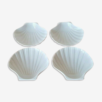 Set de 4 coupelles coquille st jaques