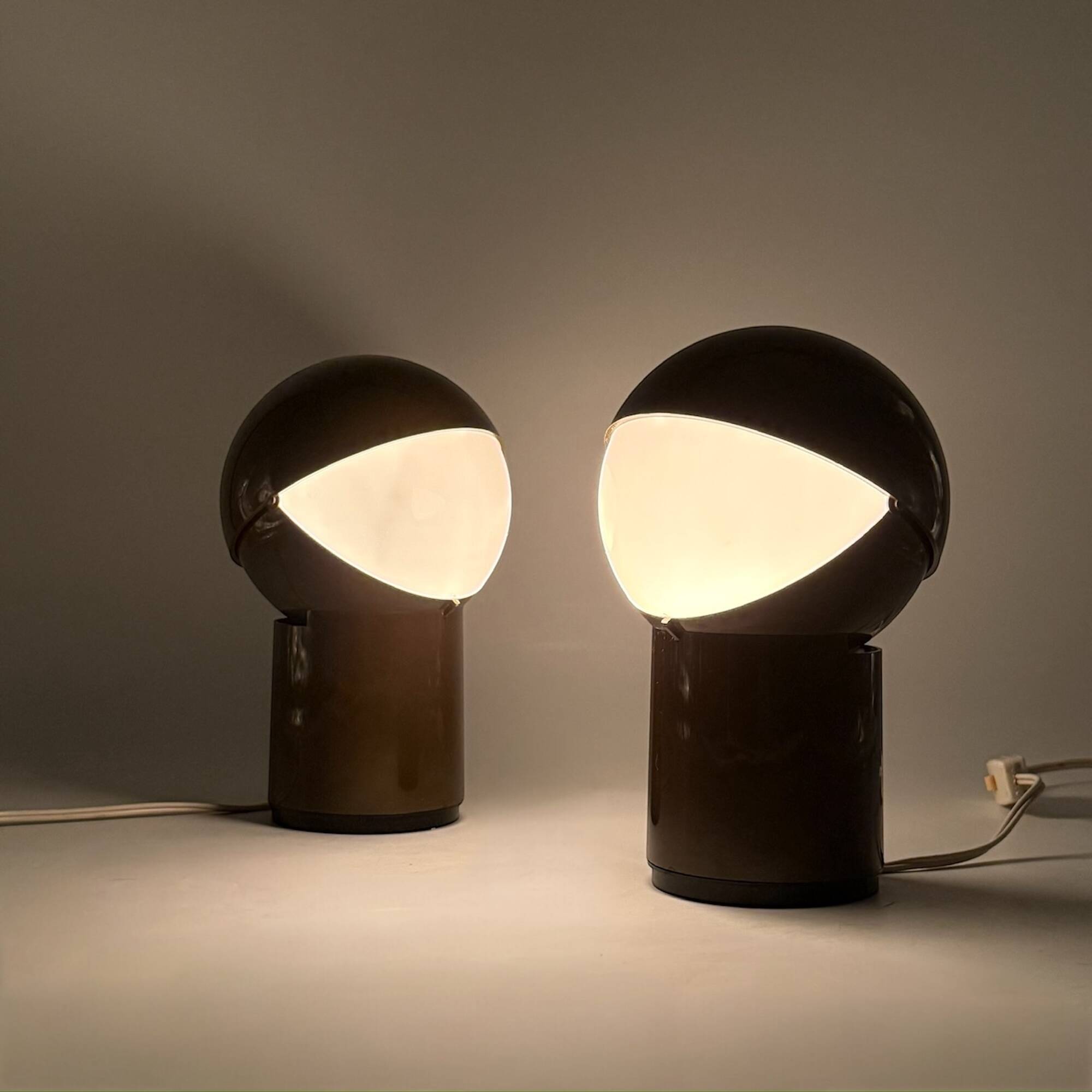 Pair of 'Sfera Notte' Table Lamps by Gagiplast, 1970s