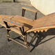 Chaise longue en osier