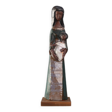 Mid‑Century Ceramic Sculpture by Perignem, Belgium 1960s