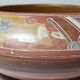 Vintage pre-Columbian style handcrafted ceramic decorative bowl