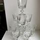 Lot de 9 verres à vin en cristal début XXème