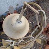 Painted metal chandelier