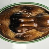 Ceramic hare or rabbit terrine,