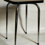Vintage formica stool with tapered feet