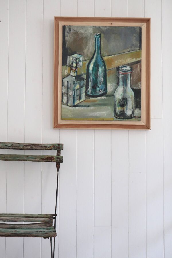 Nature morte aux bouteilles et flacons – Jorge Maragall, 1977