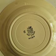 Set of 12 Deep Plates Saint Amand Model 4054