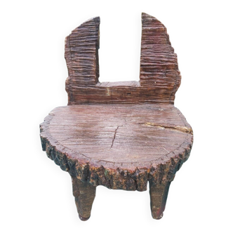 Brutalist children's chair