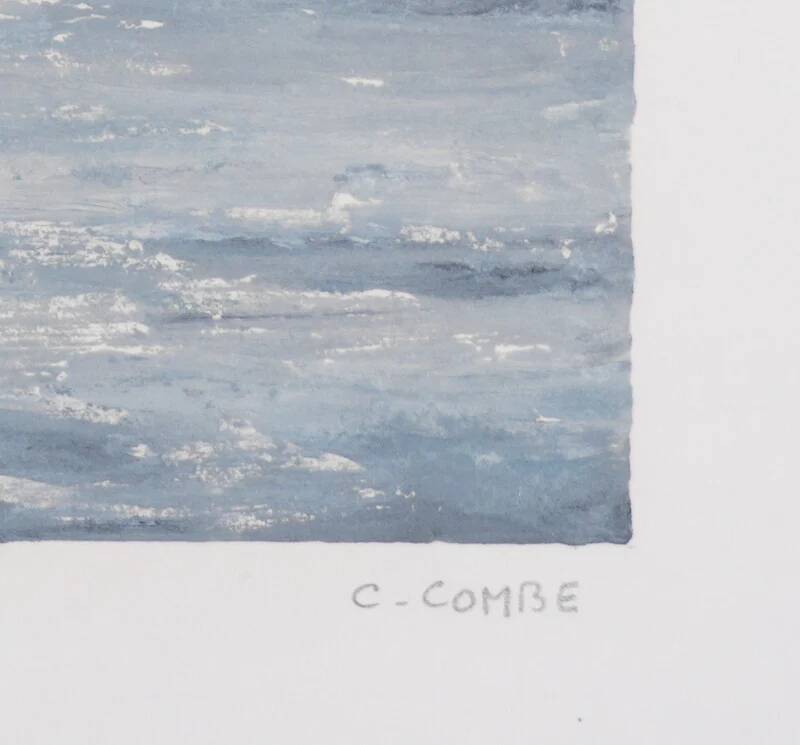 Camille combe: to starboard, bear island, original signed monotype
