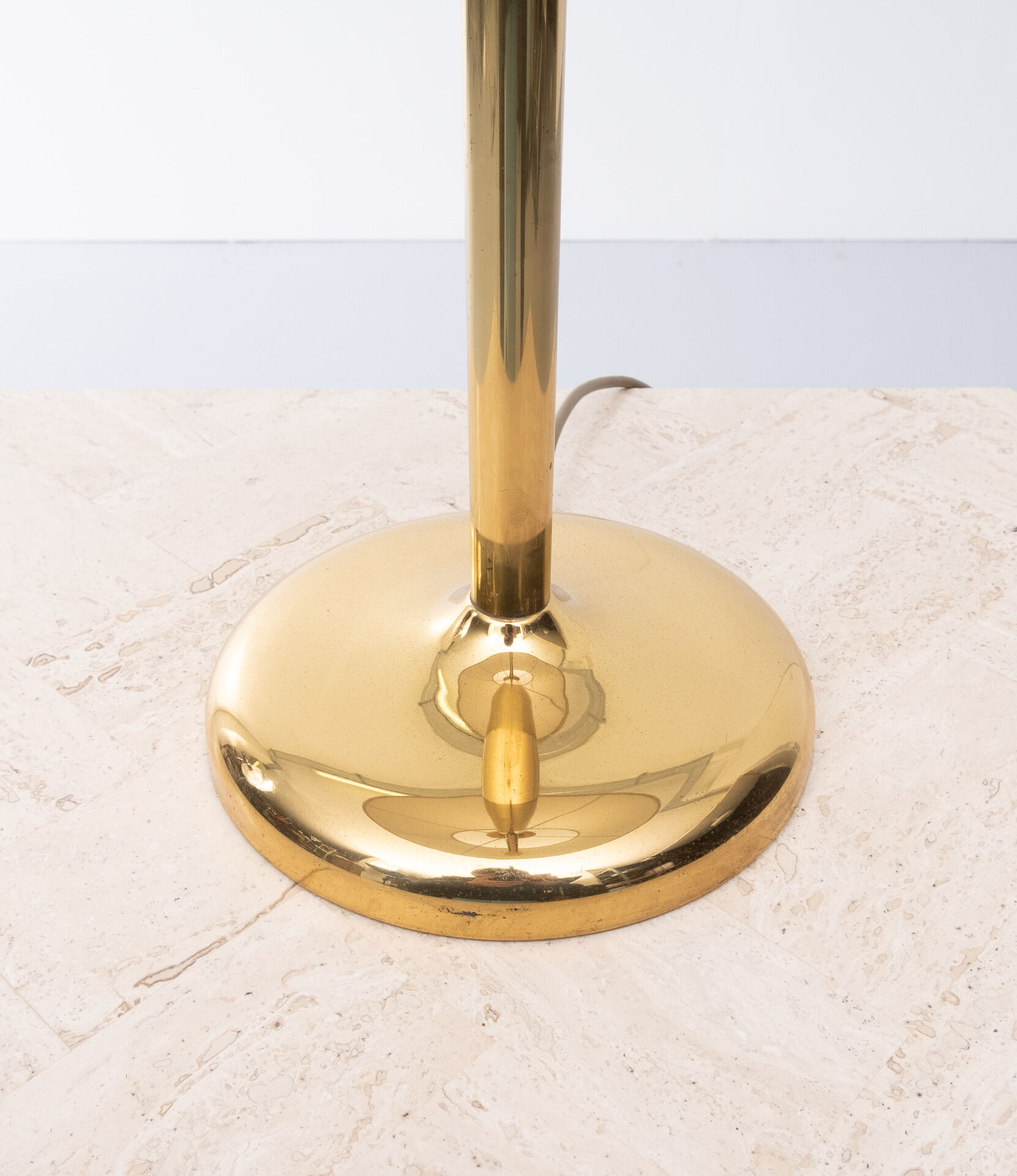 Solken Leuchten Brass Table Lamp, 1970s