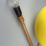 1960s/70s teak ceiling lamp by Uno & Östen Kristiansson for Luxus Sweden